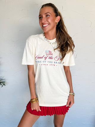 The Land of the Free Watercolor Tee