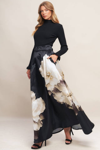 The Genevieve Floral Maxi Skirt
