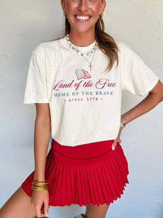 The Land of the Free Watercolor Tee
