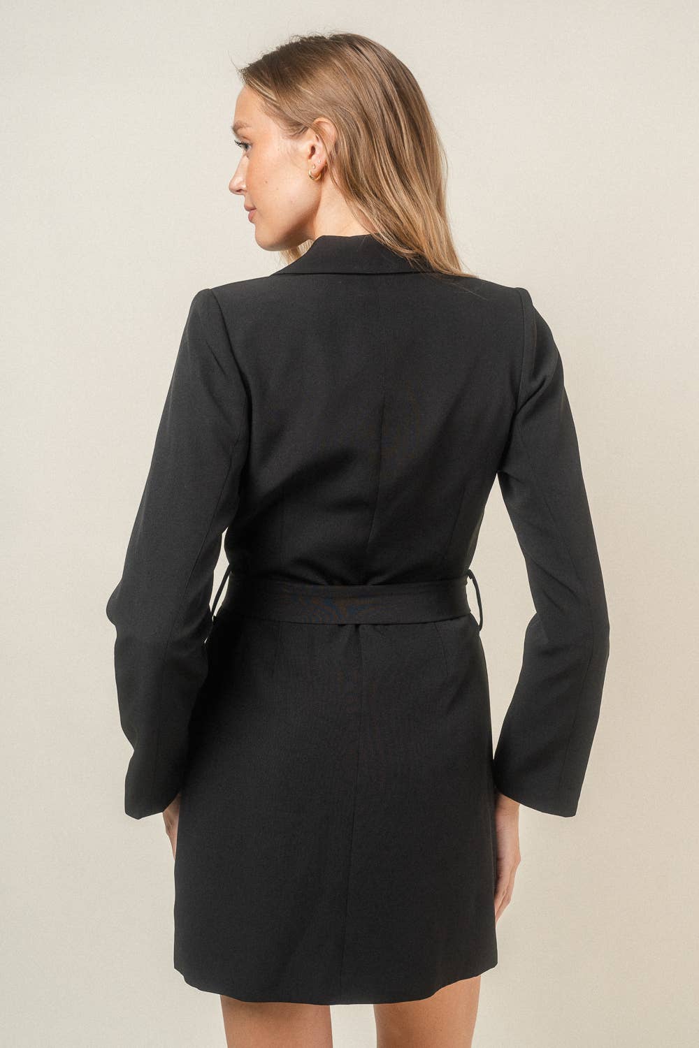 The Midnight Mesa Blazer Dress