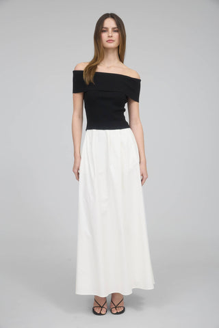 The Nicole Off the Shoulder Knit Top