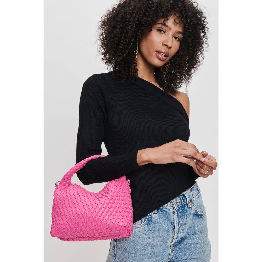 Jessamine Woven Vegan Leather Crossbody