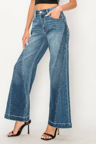 The Sierra High Rise Color Flare Jeans