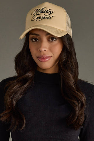 The Whiskey Cowgirl Trucker Hat