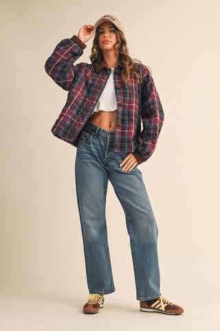 The Crossroads Quilted Plaid Jacket