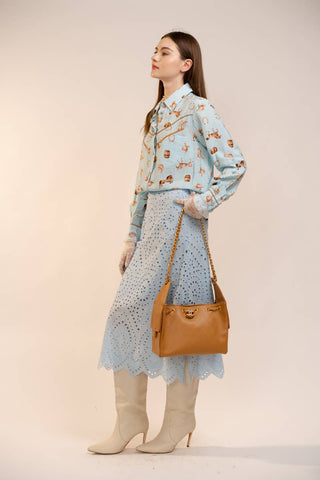 The Stampede Western Printed Button-Up Shirt