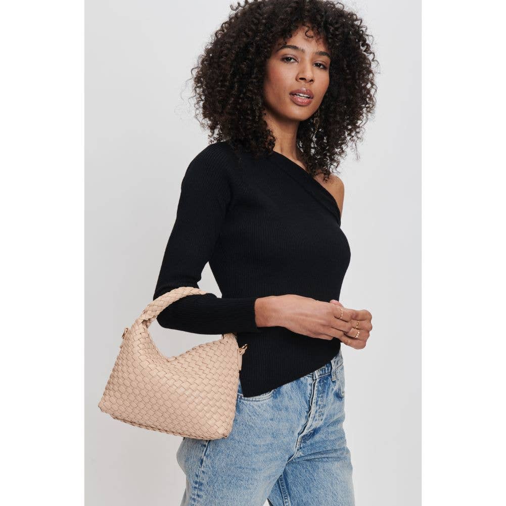 Jessamine Woven Vegan Leather Crossbody