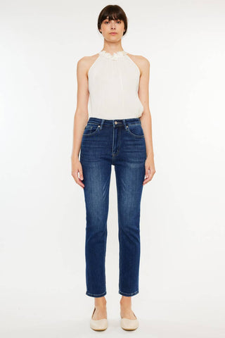 The Carol High Rise Slim Straight Jeans