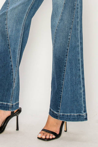 The Sierra High Rise Color Flare Jeans