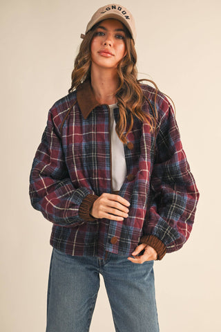 The Crossroads Quilted Plaid Jacket