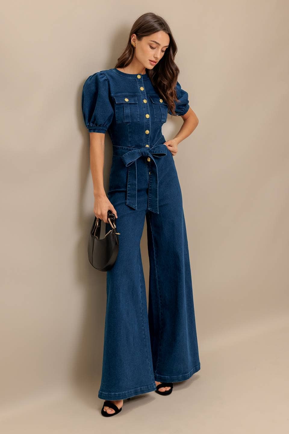 The Western Belle Belted Jumpsuit