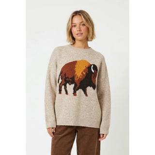 The Yellowstone Bison Sweater