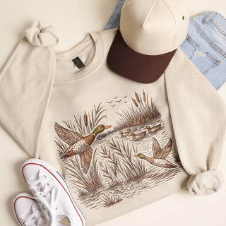 The Mallard Duck Marshland Heavyweight Sweatshirt