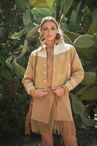 The Embroidered Varsity Bomber Jacket