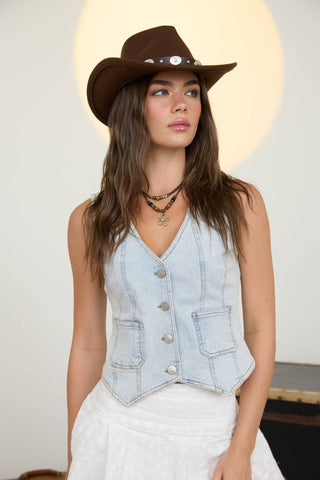 The Denim Rodeo Vest