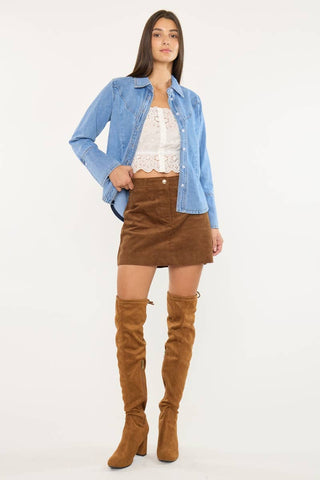 The Millie Fitted Denim Shirt