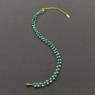 The Seed Bead Drop Charm Necklace
