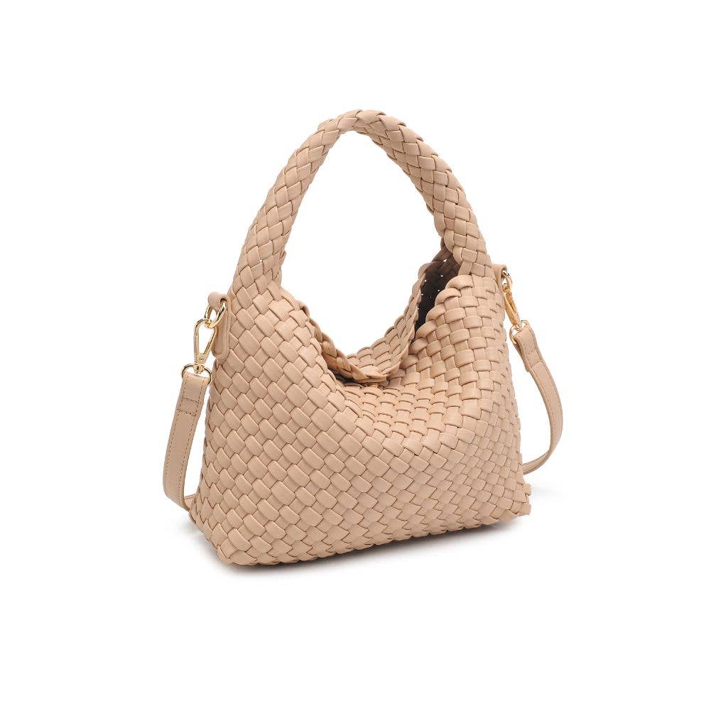 Jessamine Woven Vegan Leather Crossbody