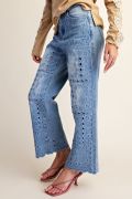 The Lacey Embroidered Denim Jeans