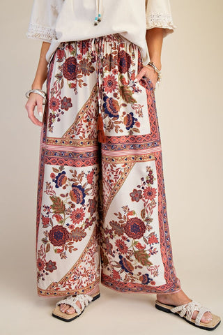 The Floral Flowy Wide Leg Pants