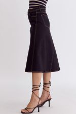 The Midnight Ranch Denim Skirt