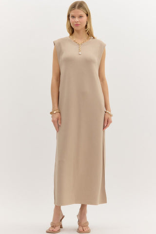 The Claire Knit Midi Dress with pockets
