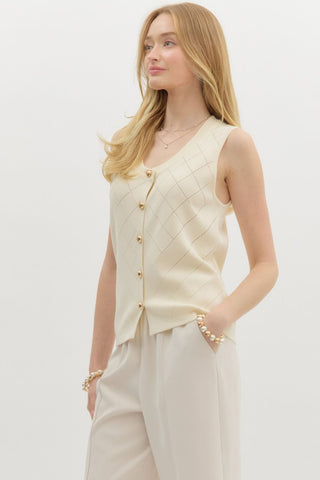 The Magnolia Ivory Top