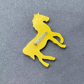 Horse Acrylic Brooch