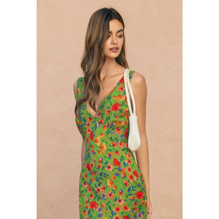 The Flora V-Neck Midi Dress
