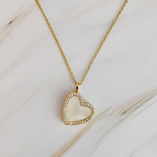 The Shell Heart Locket Necklace
