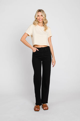 The Siena Basic Black Jean - Made in USA