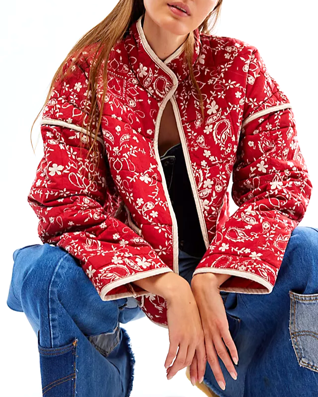 Ruby Bandana Quilted Jacket