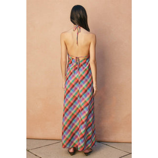 The Amelie Garden Halter Maxi Dress