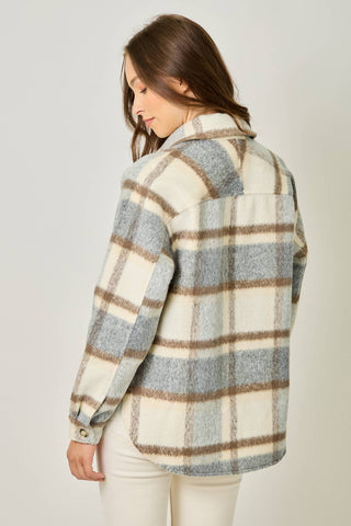 The Blaze Plaid Shirt Jacket