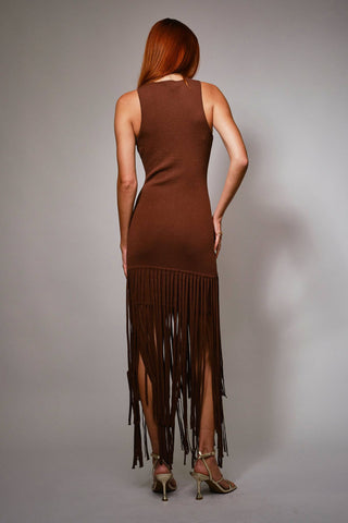 The Wild Fringe Maxi Dress