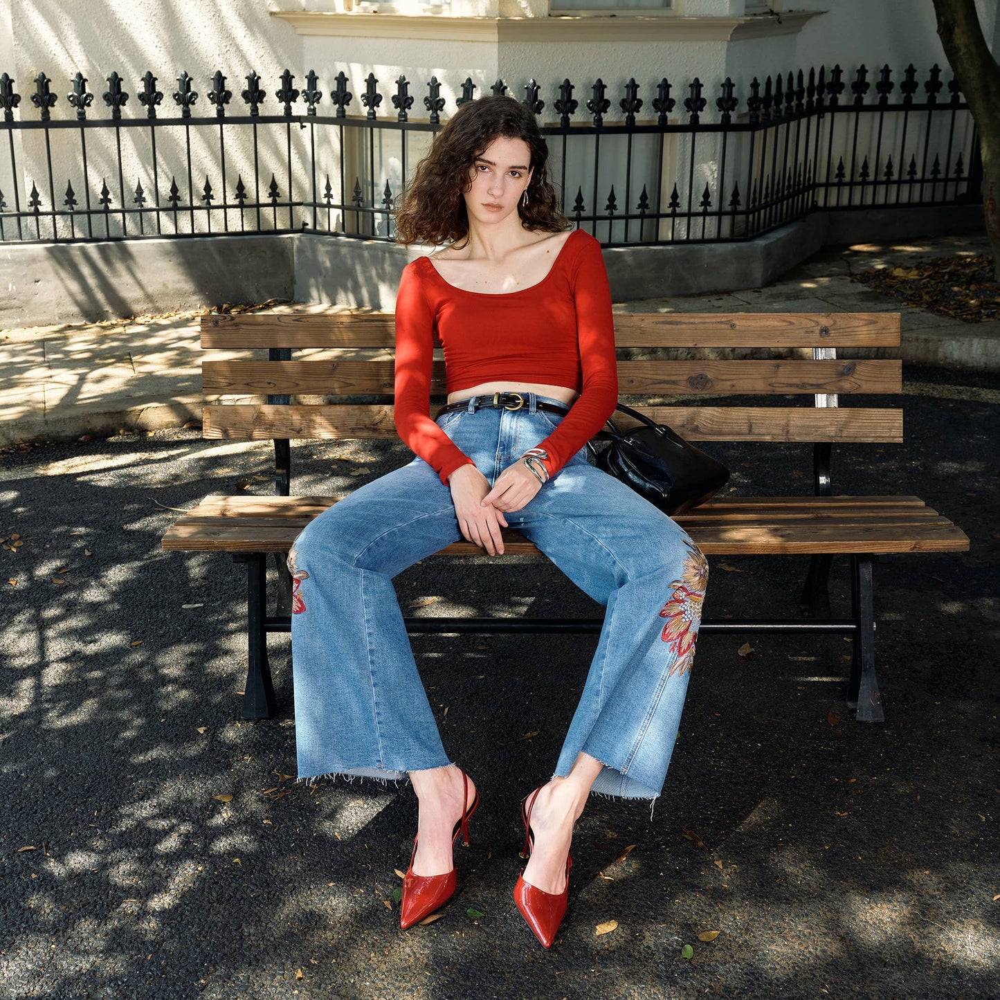 The Renee Embroidered Jeans