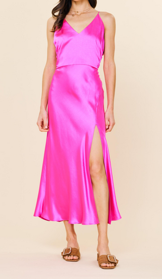 The Penelope Satin Slip Dress