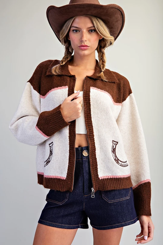 The Remi Ranch Zip Cardigan