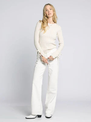 The Ivy Tie Sleeve Sweater