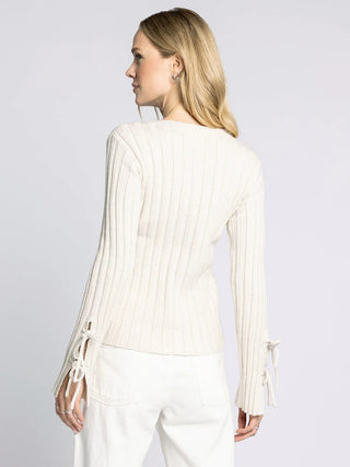 The Ivy Tie Sleeve Sweater