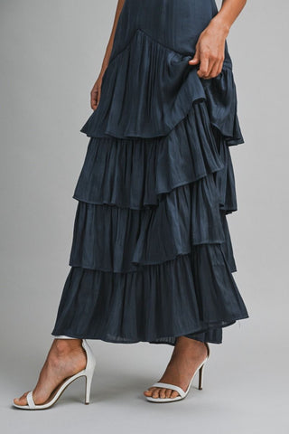 Midnight Sky Tiered Maxi Dress