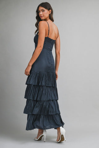 Midnight Sky Tiered Maxi Dress