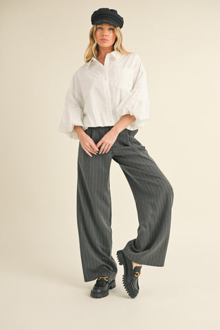 The Bobbie Bubble Hem Top